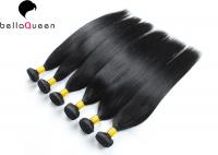 China Natural Virgin Brazilian Hair Extensions 1 B Color unprocessed human hair bundles factory