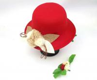 China 100% Poly Straw Female Wide Brim Hats With Decorating Flower / Woven Label factory