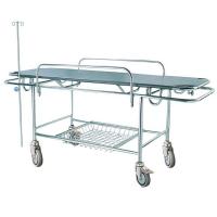 China Manual Hospital Stretcher Trolley Emergency Patient Transport 2 Years Warranty Crash Cart Medical factory