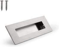 Buy cheap Electroplated SS304 Recessed Barn Door pull handle from wholesalers