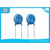 China Blue High Voltage Ceramic Disc Capacitors Compact Size 1PF ~ 0.22uF For TV Set factory