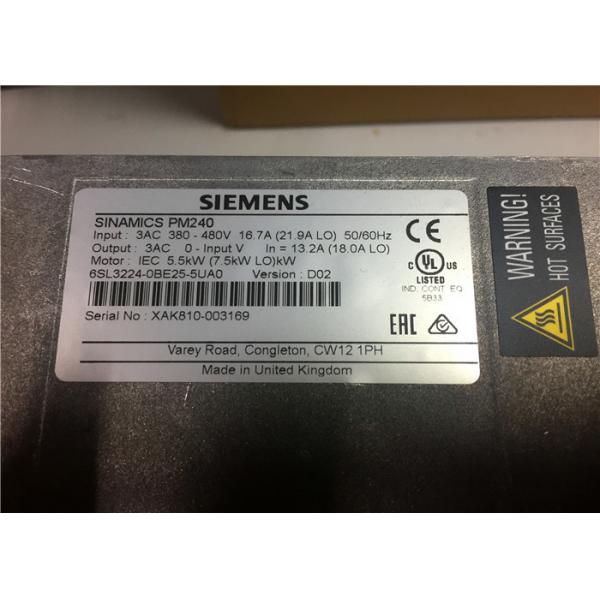 Quality 6SL3224-0BE24-0UA0 Siemens Frequency Inverter SINAMICS G120 Power Module for sale