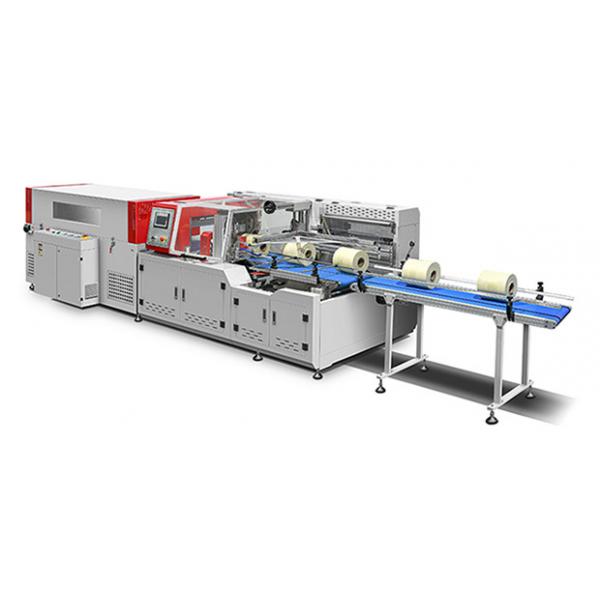 Quality Side Sealing Facial Tissue Box Packing Machine PLC Program Control for sale