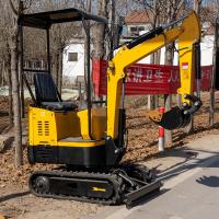 Quality Internal Combustion Drive 1.8 T Excavator Hydraulic Crawler Mini Excavator for sale