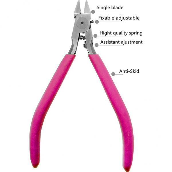 Quality 5" Plastic Cutting Pliers Nippers Single Cutting Edge Arts Crafts Industrial for sale