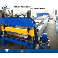 China Single Decking Roof Panel Roll Forming Machine , Metal Roof Sheet Roll Former Machine factory