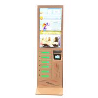 China Coin Operated Floor Stand Cell Phone Charging Machine Mobile Phone Charging Station with 43&quot; LCD screen factory