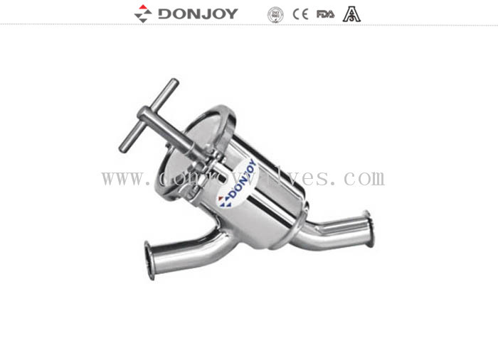China ANSI 304 SS Clamp Y Type Strainer , DN40 Sanitary Y Strainer Stainless Steel factory