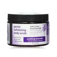 China Gently Exfoliating Body Scrub , Lavender Body Scrub With Soothing Lavender factory