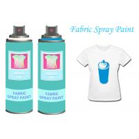 Quality Black Fabric Spray Paint Acrylic Spray Paint For Clothing / Shoes UV Resistant for sale