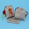 China Natural Color Small Cute Cotton Rope Drawstring Candy Bag factory