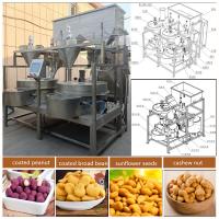 China Bean Peanut Coating Machine 300kg/H Automatic Coated Peanut Making Machine factory