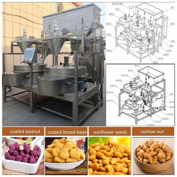 Quality Bean Peanut Coating Machine 300kg/H Automatic Coated Peanut Making Machine for sale