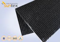 China High Temperature Resistant Graphite Coated Glass Cloth Abrasion Resistant Cloth For Welding Curtains &amp; Covers factory