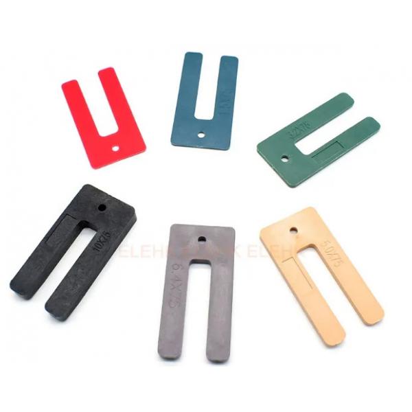 Quality Industrial Plastic Frame Packers Red PP U Shaped Window Shims for sale
