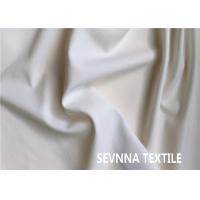 China Oil Resistant White Lycra Fabric , 2 Way Stretch Polyester Lycra Spandex Fabric for sale