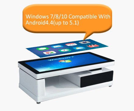 49inch Bakery Conference Touch Table LCD Display Interactive Table Price