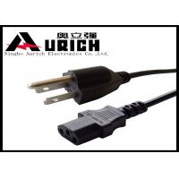 China UL Certification NEMA 5-15p Us Power Cable For TV / Electric Range / Percolator for sale