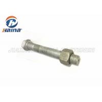 China DIN 931 Hex Head Bolts With Nut Carbon Steel Dacromet Surface Double End Threaded factory