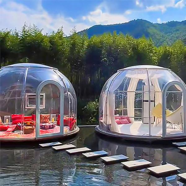 Quality Sound Insulation Transparent Dome Tent 360 Degrees Bubble House Hotel for sale