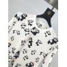 China Best quality Unisex  100% Cotton T Shirt Women Quick-drying Full Panda Printing T-shirt factory