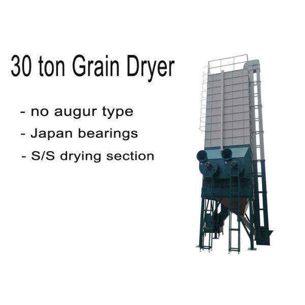 Quality No Augur Type Mixed Flow Dryer 30 Ton With Low Broken Rate / Low Crack Rate for sale