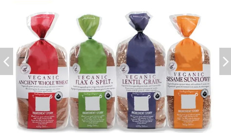 Quality Recycled Poly Plastic Bread Bags Customized Reusable 10 Colors Print for sale