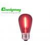 China Blue Green Red Purple Filament Clear Glass Bulb LED Lights factory