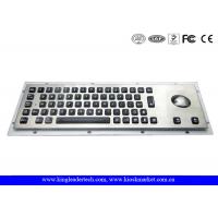 China 65 Full Travel Backlit Keys Illuminated Metal Keyboard , Industrial Computer Keyboard factory