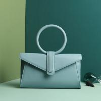 China Genuine Leather Handbags with Shoulder Strap Ring Handle Envelope Bag for sale