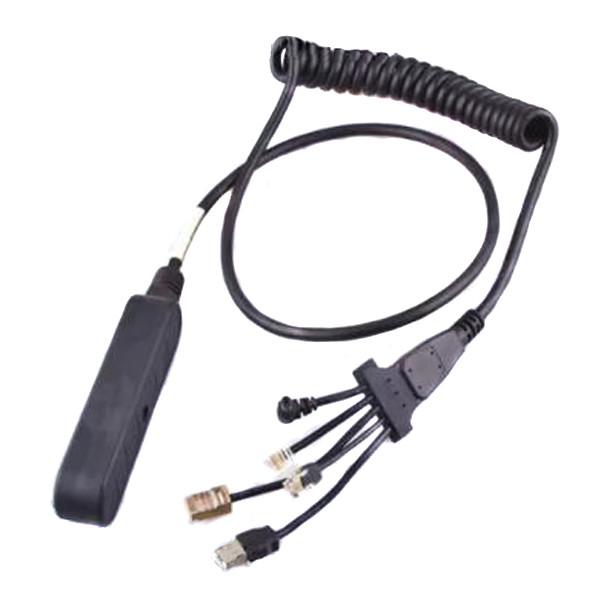 China For Verifone Black Data Transfer Cable Pvc Material With Ce Approval 8-0736-80 Vx810 factory