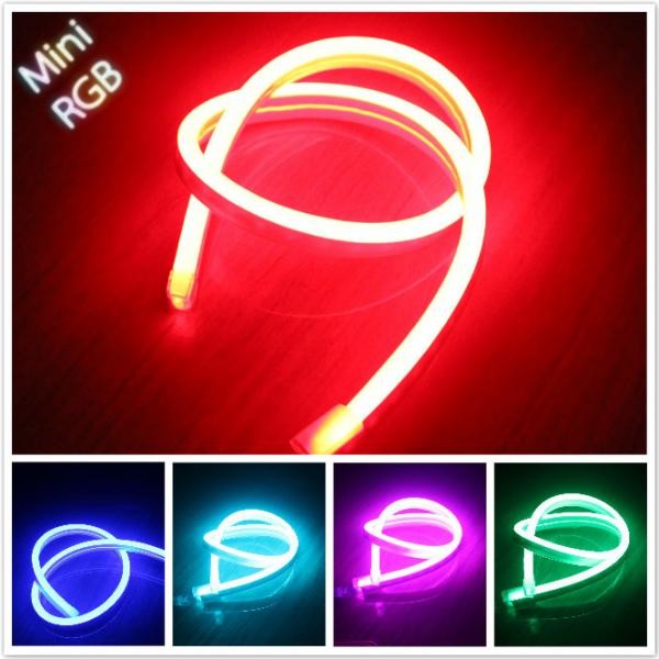 Quality 24V RGB LED Neon Flex Light IP68 Waterproof 270 Degree Beam Angle for sale