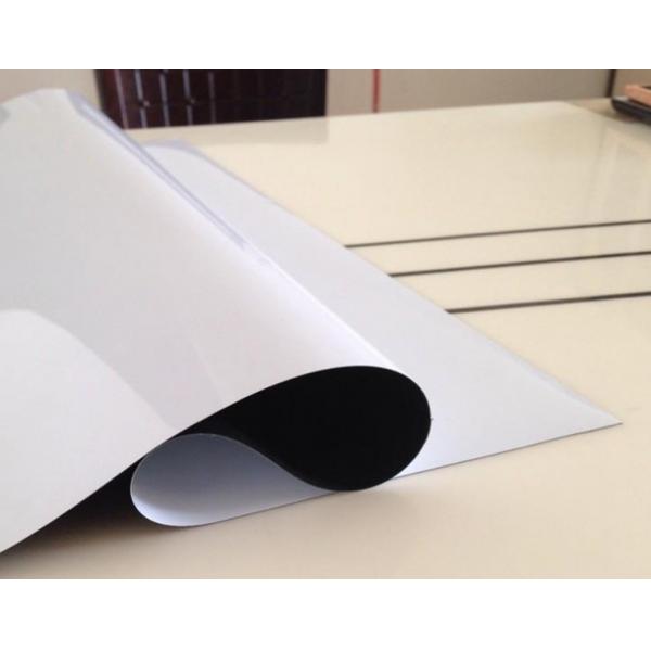 Quality Printable 380 Gohs Magnetic Sheet Rolls With Matte Glossy White PVC Vinyl for sale