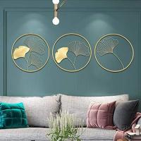 China 3pcs Nordic Style Wall Art Metal Wall Decoration OEM Easy  Install factory