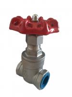 China CE / ISO Stainless Steel Gate Valve Female Thread For Water Gas Oil factory