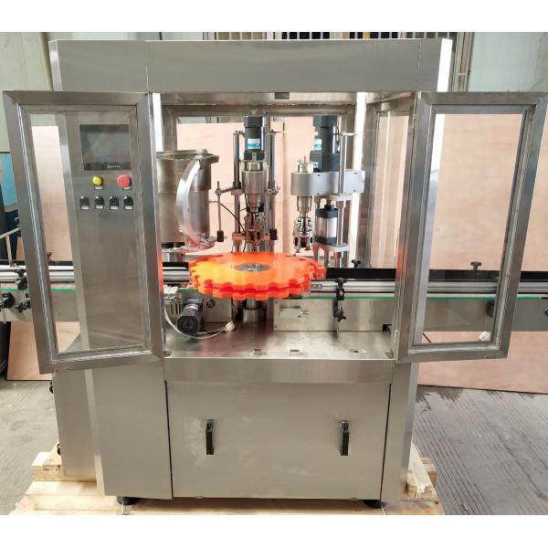Quality Pneumatic ROPP Screw Automatic Capping Machine For Wine Glass Bottle for sale