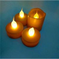 China Brand New Battery Color Flame Light Plastic Decorative Halloween Flameless Candle factory