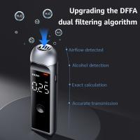 China Fast Response Time Portable Alcohol Detector Machine Lightweight Pocket Alcohol Breath Tester Mr black 1000 factory