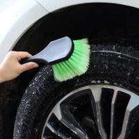 China Green PP Hair Car Tire Wheel Washing Cleaning Detailing Brush For Auto Care factory