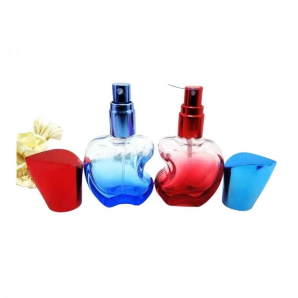 Quality perfume glass bottle 100ml  recycled glass bottles black blue red pink green cap plastic and metal roll frog for sale