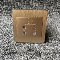 China Dual Interface Conversion Razor Electric Shaver Socket For Hotel 220 Volt for sale