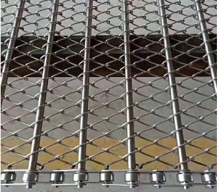 Quality Plain Weave Spiral Wire Mesh SS601 Chain Conveyor for sale