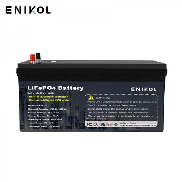 Quality 240ah RV LiFePo4 Battery Energy Storage 12V 100ah Lifepo4 Solar Lithium Ion for sale