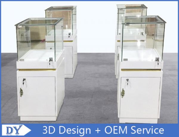 Mdf Jewellery Display Cabinets With Lock Oem 450 X 450 X 1250mm Of