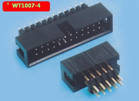 Quality Wt1007-4 2.54mm Male Female Header Pins Dc3 Simple Horn Pin Socket Heightening Elevated for sale