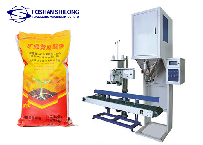 China Semi Automatic Quantitative Packing Machine for Sandy Soil Compost factory