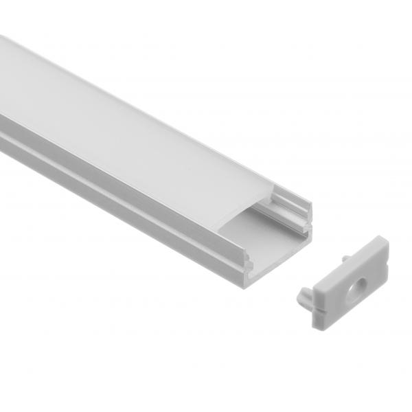Quality Small 14*7mm Surface Mounted LED Profile Aluminium Extrusion Profile For Cabinet for sale