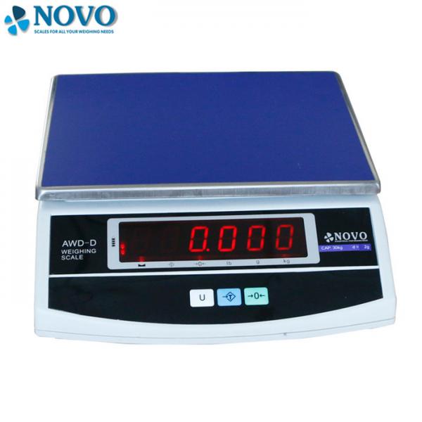 Quality Table Top Accurate Digital Scale Square Electronic Platform Low Battery Indicator for sale