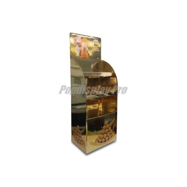 Quality Eye - Attracting Cardboard POS Displays , Ferrero Golden Chocolate Point Of Sale Display for sale