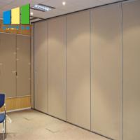 China Hanging Movable Wood Folding Soundproof Acoustic Room Divider For Banquet Hall factory